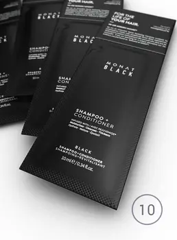 SAMPLE - MONAT Black Shampoo + Conditioner